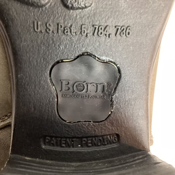 Born Riven Embroidered Womens 7.5 Western Leather Ankle Boots Plaid Lining - Picture 10 of 13